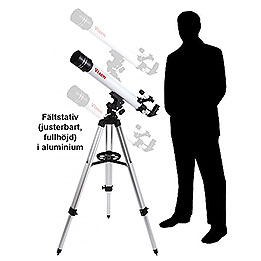 Vixen Space Eye 70 teleskop / stjärnkikare startpaket